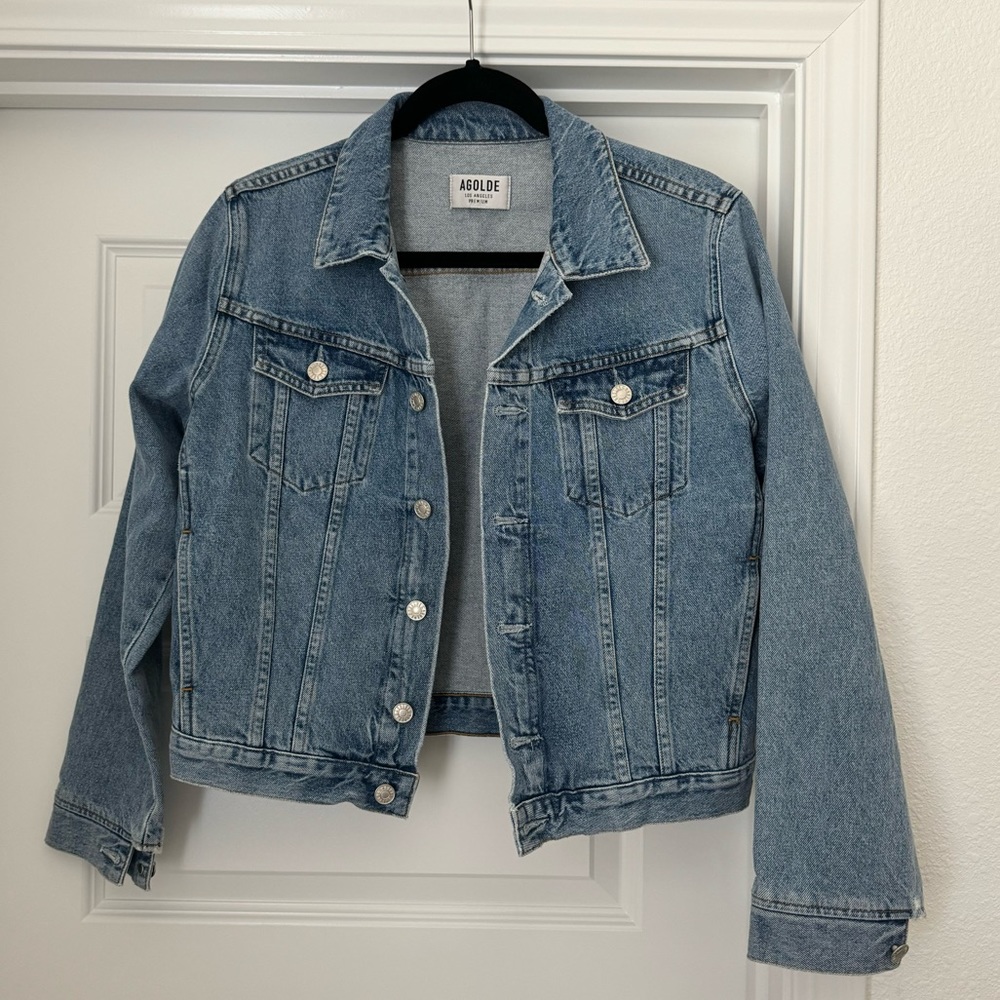 AGOLDE Vivian Cropped Denim Jacket